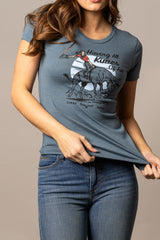 Chandail ''All Kimes of Fun'' Bleu Indigo