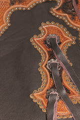 Demi-Chaps Western - Brun Foncé