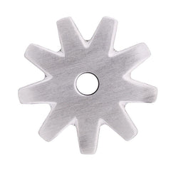 1 1/4" Stainless Steel Brushed 9 Points Rowels - Set - FG Pro Shop Inc.