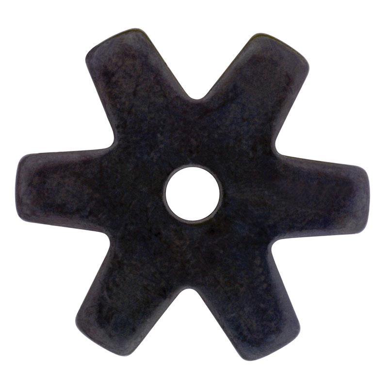 1 1/4" Black Satin 6 Points Rowels - Set - FG Pro Shop Inc.