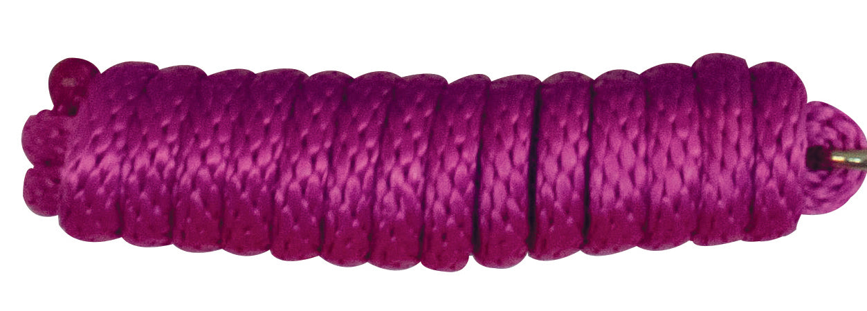 Lead Rope 5/8" X 10' Poly Lead with Brass Snap