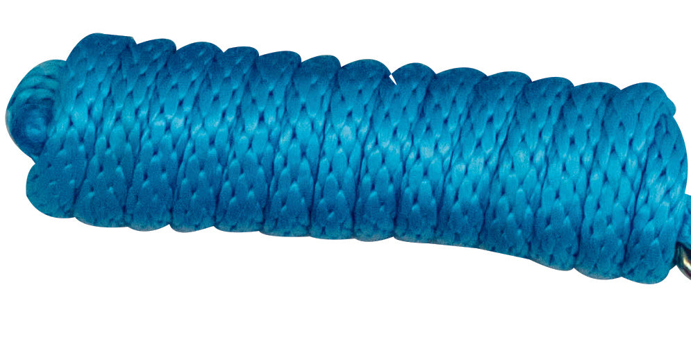 Lead Rope 5/8" X 10' Poly Lead with Brass Snap