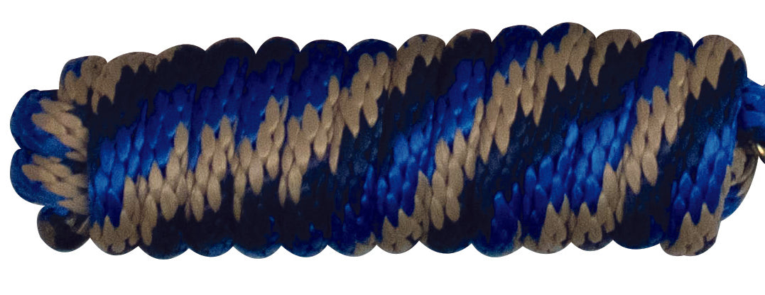 Lead Rope 5/8" X 10' Poly Lead with Brass Snap