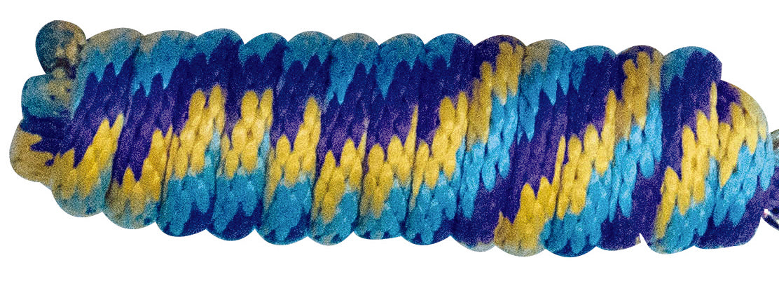 Lead Rope 5/8" X 10' Poly Lead with Brass Snap