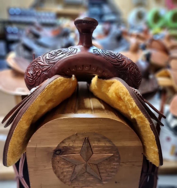 Custom FG Pro Shop Roping Saddle