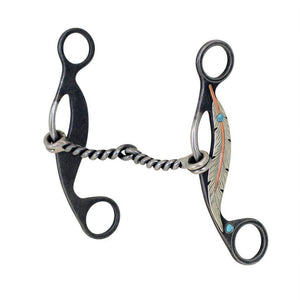 Feather Collection Twisted Snaffle Gag Bit - FG Pro Shop Inc.