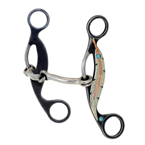Feather Collection Smooth Snaffle Gag Bit - FG Pro Shop Inc.