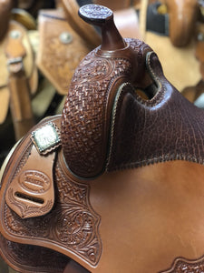 Jim Taylor Custom Reining Saddle 16" - FG Pro Shop Inc.