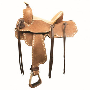 Little Buck Youth Saddle By Country Legend - Tan - FG Pro Shop Inc.