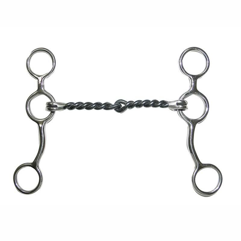 Junior Cow Horse Medium Twist Gag Bit - FG Pro Shop Inc.