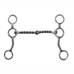 Junior Cow Horse Medium Twist Gag Bit - FG Pro Shop Inc.