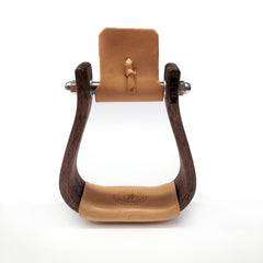 2" Wood Stirrups The Chisholm - Mahogany