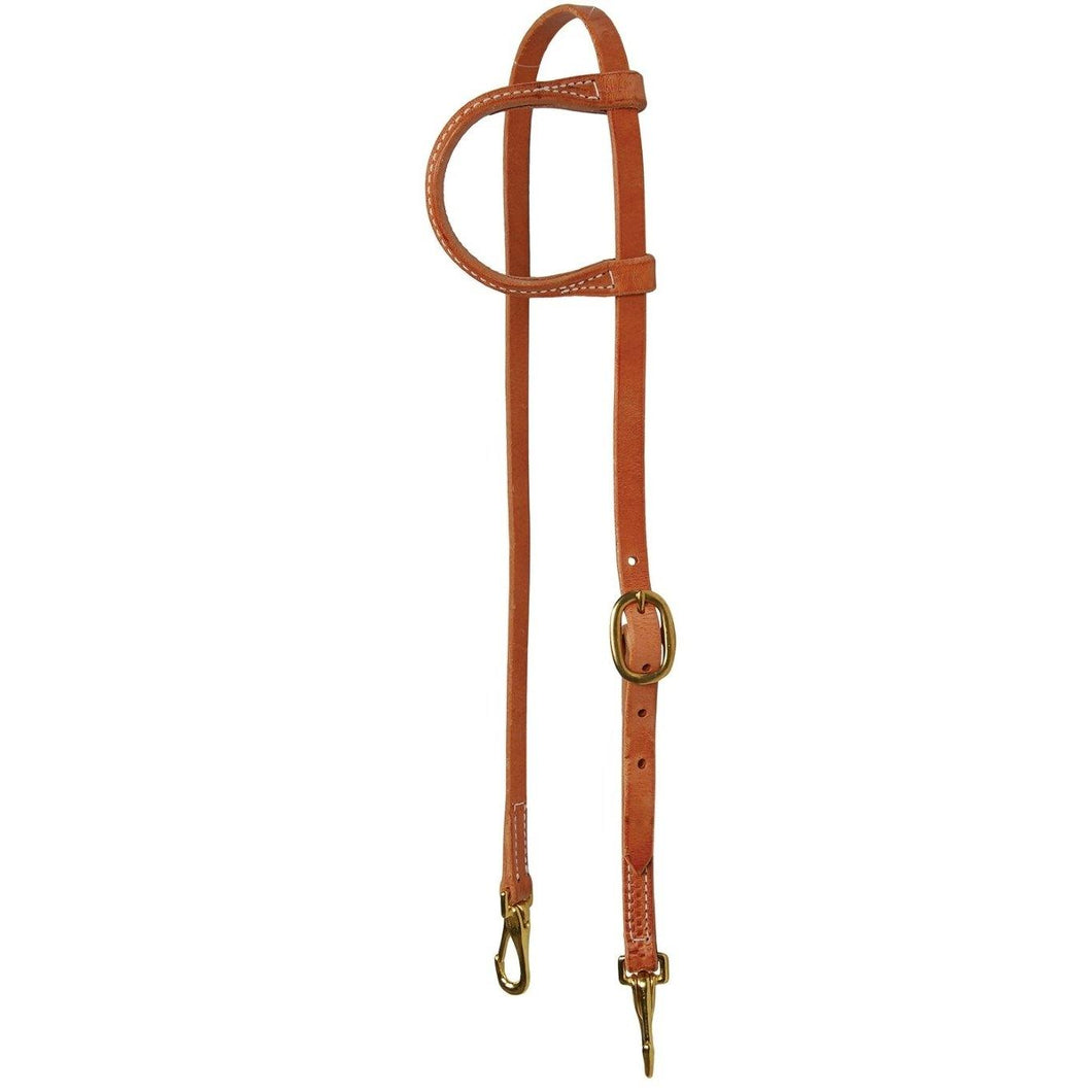 One Ear Headstall With Brass Snaps - FG Pro Shop Inc.