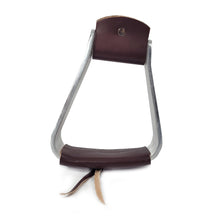 Load image into Gallery viewer, Aluminum Angled Roping Stirrups 2-3/4&#39;&#39;
