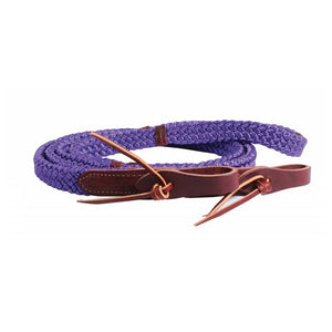 Quiet Control Single Reins - Purple