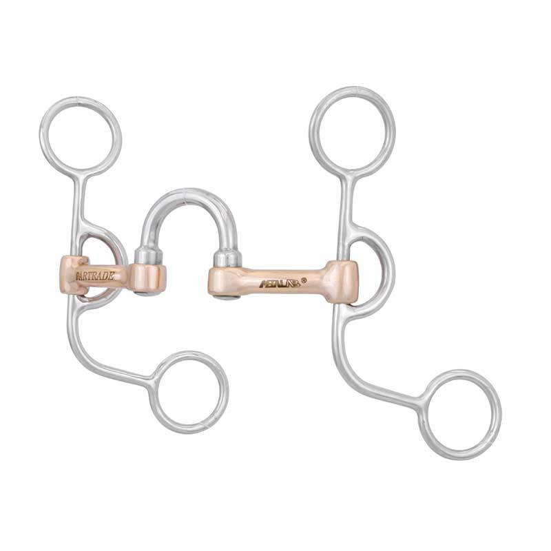 Short Shank Correctional Bit with Copper Mouthpiece - FG Pro Shop Inc.