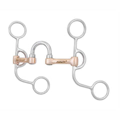 Short Shank Correctional Bit with Copper Mouthpiece - FG Pro Shop Inc.