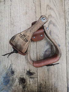 Jim Taylor Oil Wooded Stirrups 3'' - FG Pro Shop Inc.