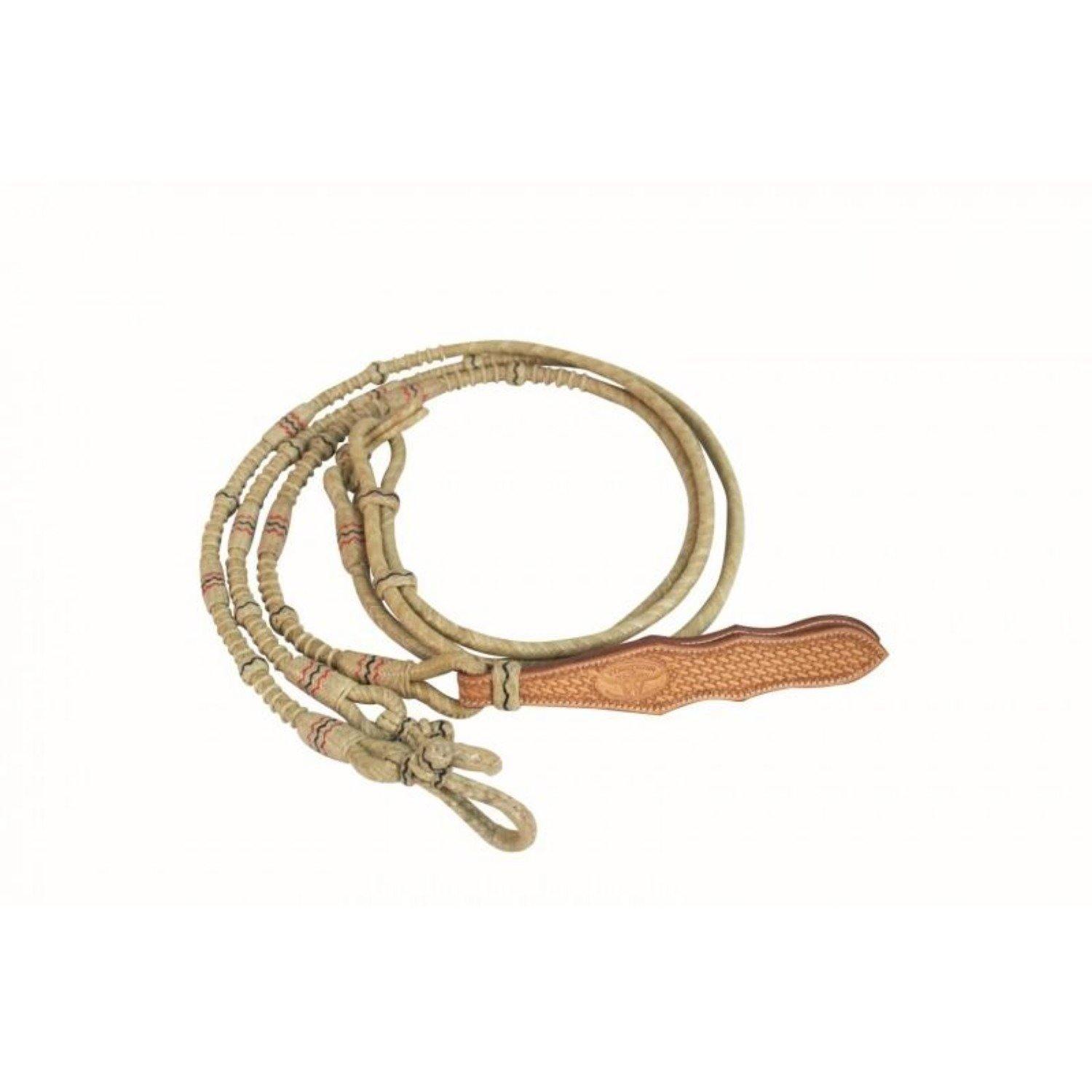 Natural Rawhide Romal Reins By Jim Taylor - FG Pro Shop Inc.