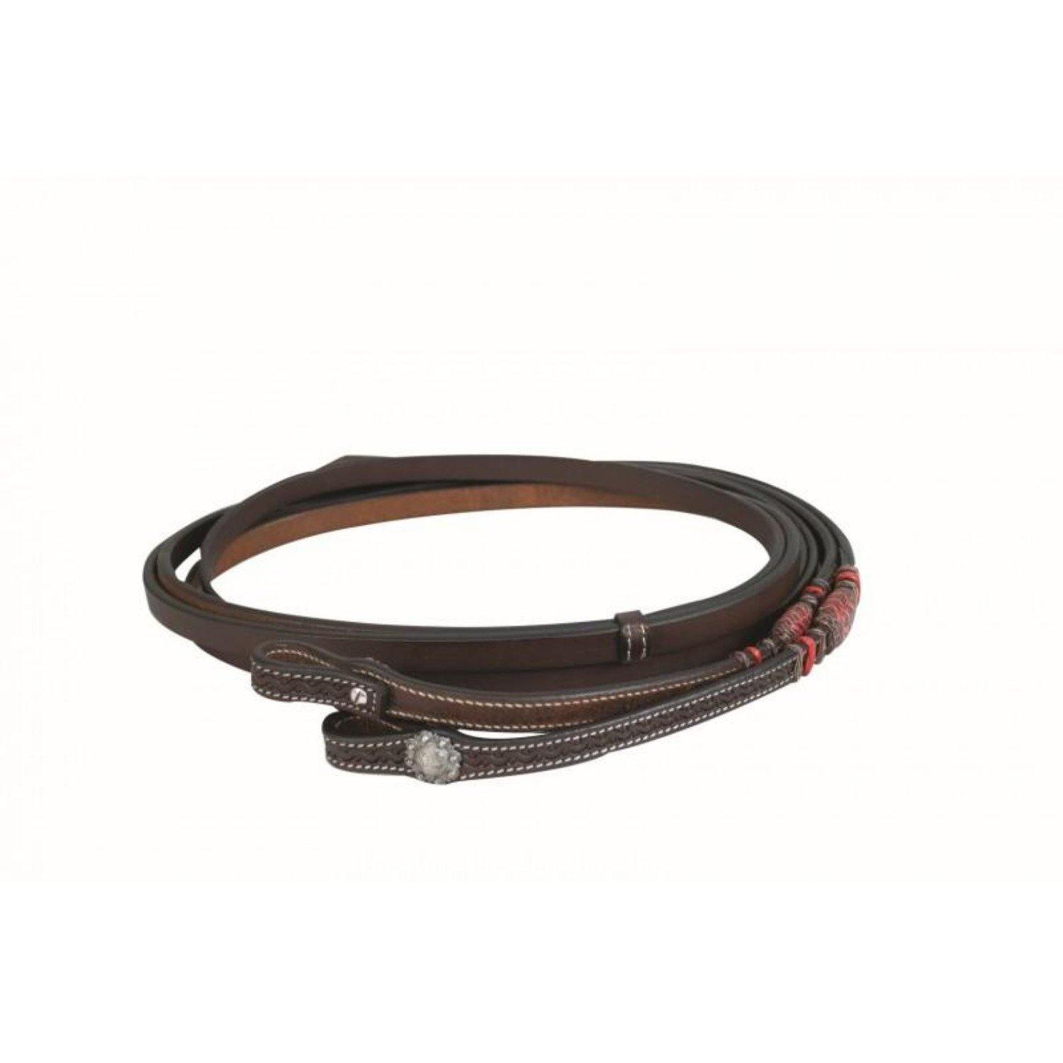 Western Rawhide By Jim Taylor Performance Chevron Series 8' Split Reins - FG Pro Shop Inc.