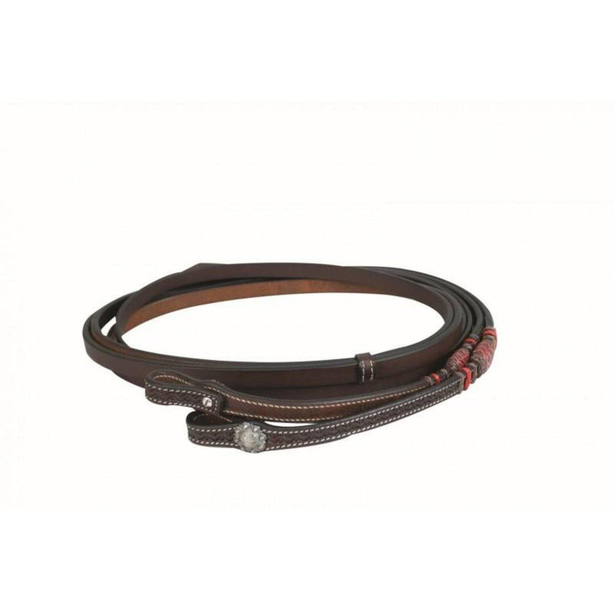 Western Rawhide By Jim Taylor Performance Chevron Series 8' Split Reins - FG Pro Shop Inc.