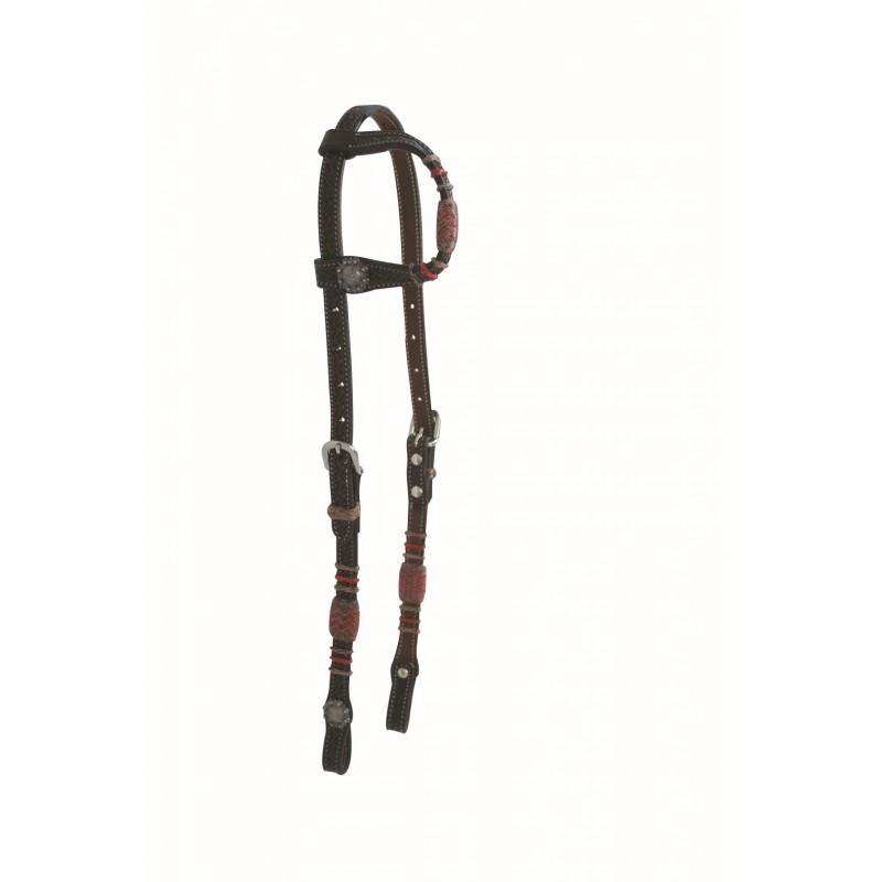 Chevron Series One Ear Headstall By Jim Taylor Performance - FG Pro Shop Inc.