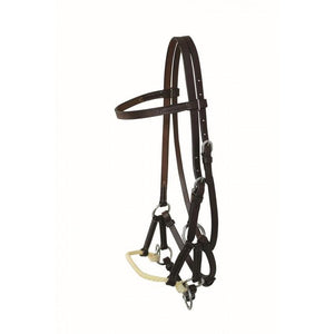 Leather Browband One Rope Side Pull By Jim Taylor - FG Pro Shop Inc.