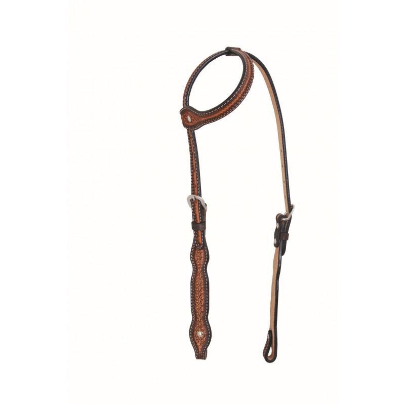 Diamond Series Scallop One Ear Headstall By Jim Taylor Performance - FG Pro Shop Inc.
