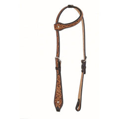 Floral Series Tear Drop One Ear Headstall By Jim Taylor Performance - FG Pro Shop Inc.
