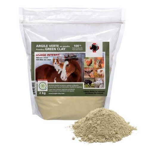 100% Natural Internal Green Clay 2kg - FG Pro Shop Inc.