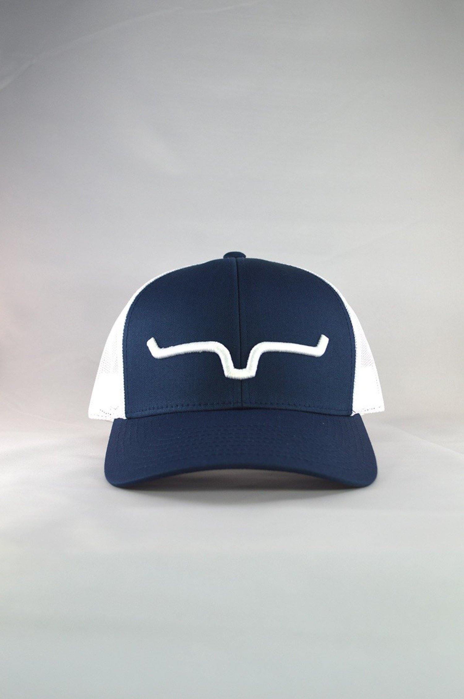 Weekly Trucker Cap By Kimes Ranch - Navy/White - FG Pro Shop Inc.