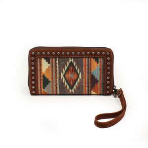 Blazin Roxx Clutch Wallet Aztec Style