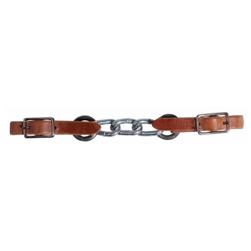 Harness Leather 3 Links Curb Chain