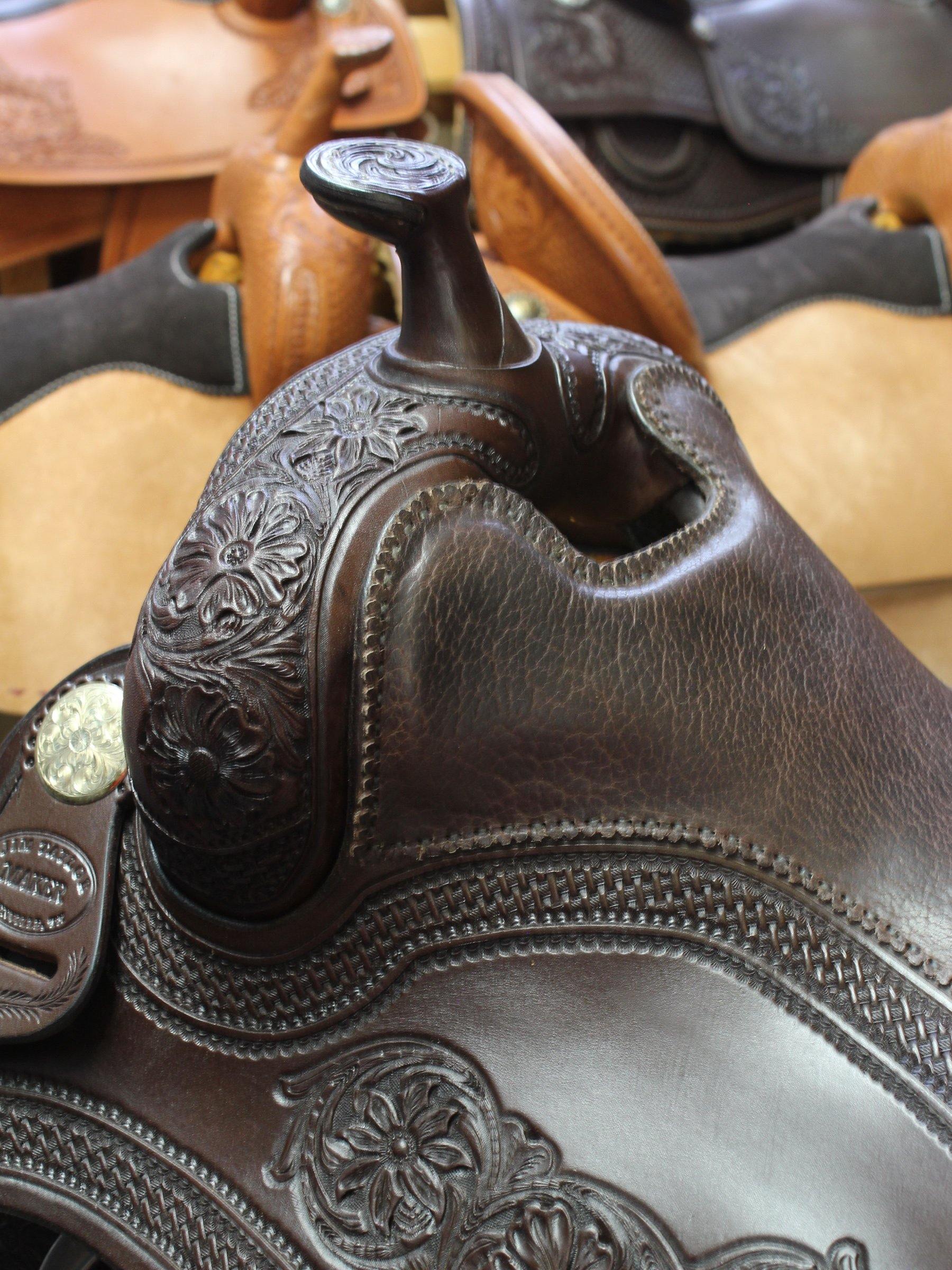 Jim Taylor Custom Reining Saddle 16" - FG Pro Shop Inc.