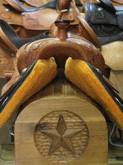 Jim Taylor Custom Reining Saddle 16" - FG Pro Shop Inc.