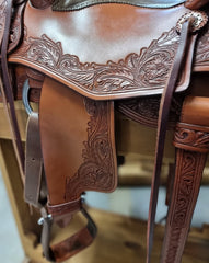 Jim Taylor Custom Cow Horse Saddle 15.5"