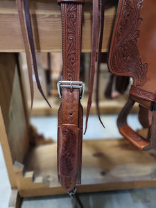 Jim Taylor Custom Cow Horse Saddle 15.5"