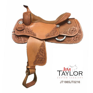 Jim Taylor Custom Reining Saddle 16" - FG Pro Shop Inc.