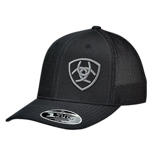 Ariat Cap -  Black/Grey Logo - FG Pro Shop Inc.