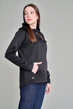 Load image into Gallery viewer, Sedona Bossed Fleece Pullover - Black
