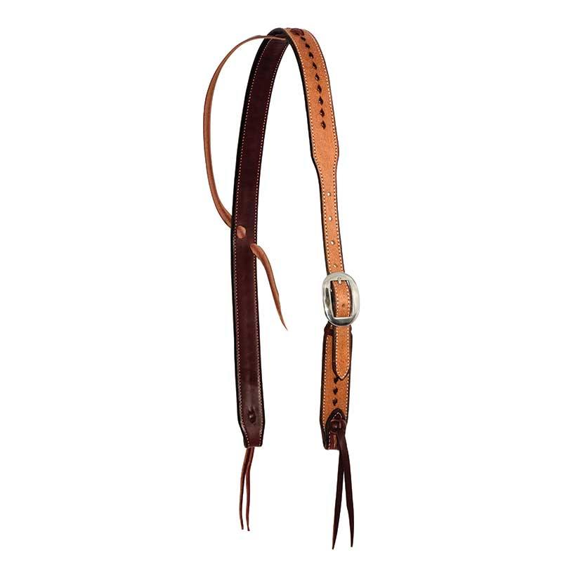Headstall Slip Ear Cowboy Knot Rough Out Buckstitch - FG Pro Shop Inc.
