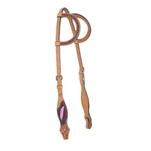 Load image into Gallery viewer, Country Legend Gator &amp; Feathers Two Ears Headstall - FG Pro Shop Inc.
