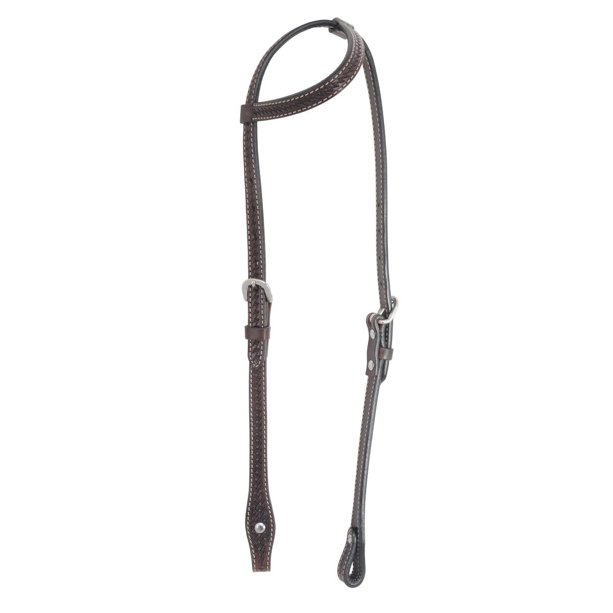 Country Legend Basketweave One Ear Headstall - FG Pro Shop Inc.