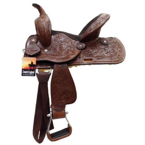 Rusty Youth Saddle By Country Legend - FG Pro Shop Inc.