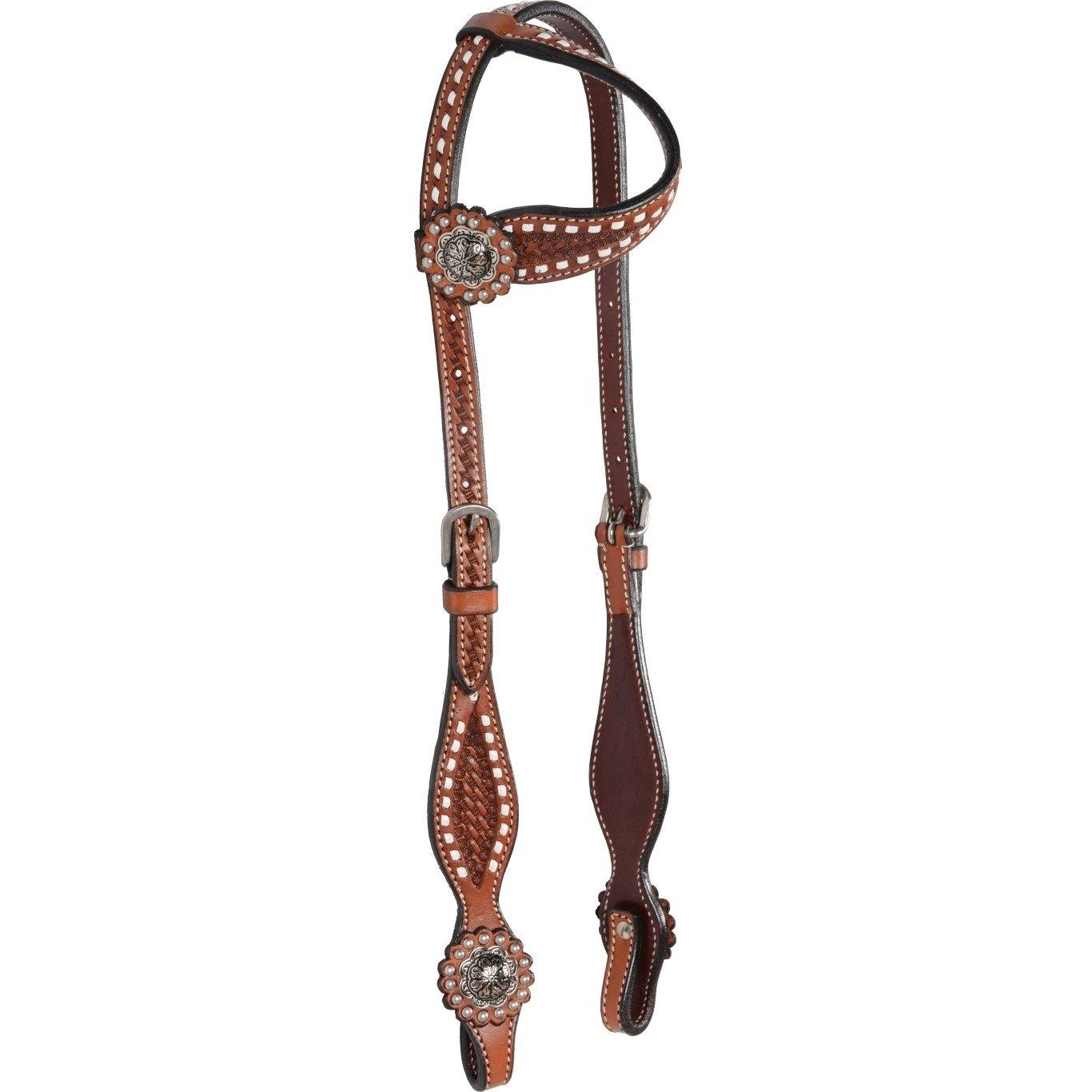 Country Legend Buckstitch/Basket One Ear Headstall - FG Pro Shop Inc.