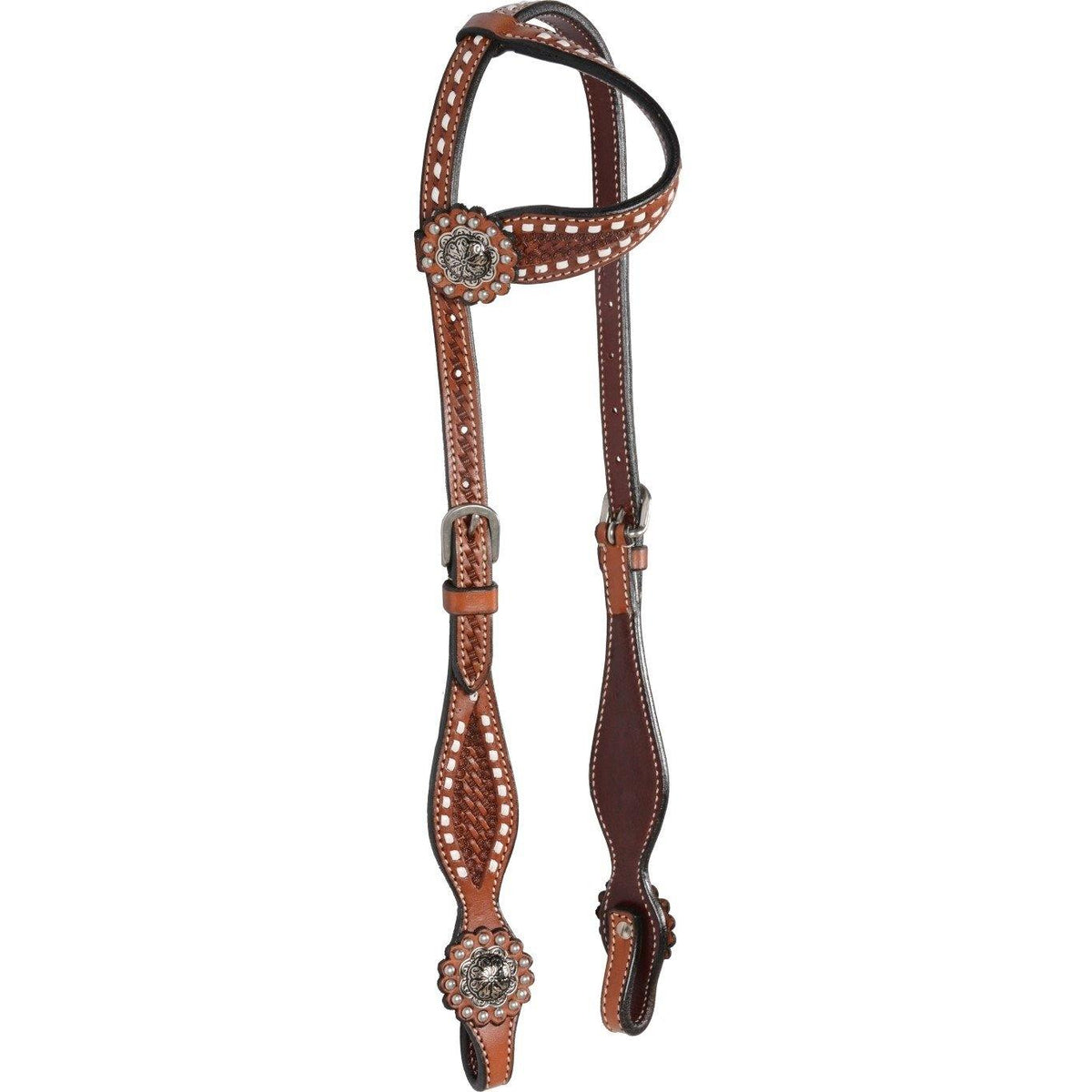 Country Legend Buckstitch/Basket One Ear Headstall - FG Pro Shop Inc.