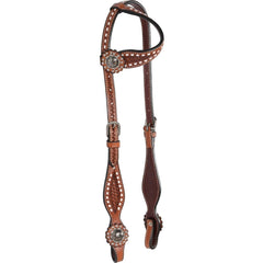 Country Legend Buckstitch/Basket One Ear Headstall - FG Pro Shop Inc.
