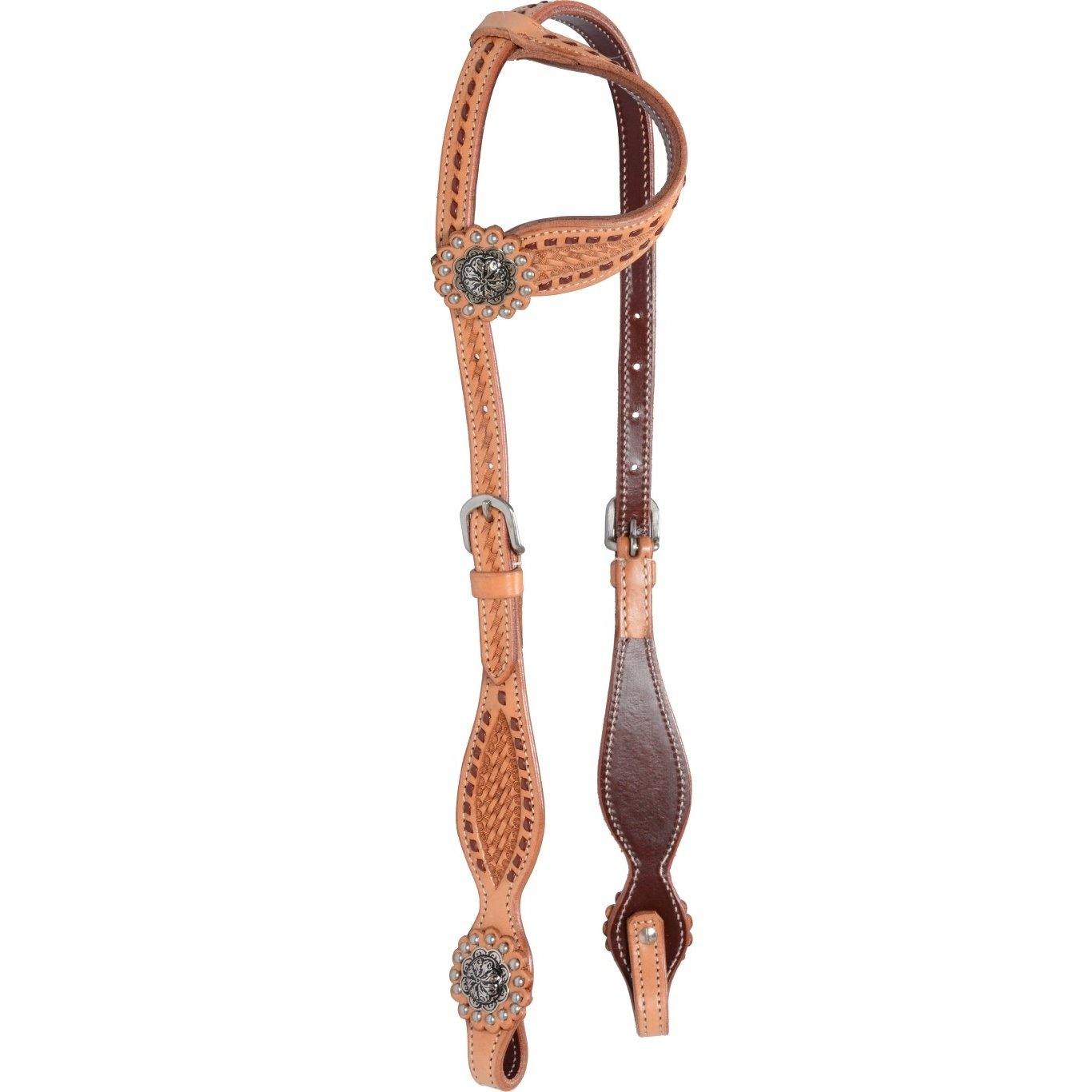 Country Legend Buckstitch/Basket One Ear Headstall - FG Pro Shop Inc.