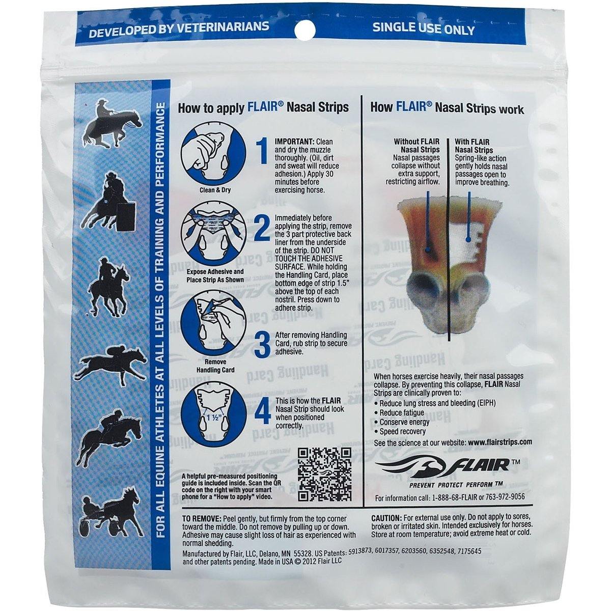 Flair Equine Nasal Strips Single Strip Single Strip - FG Pro Shop Inc.