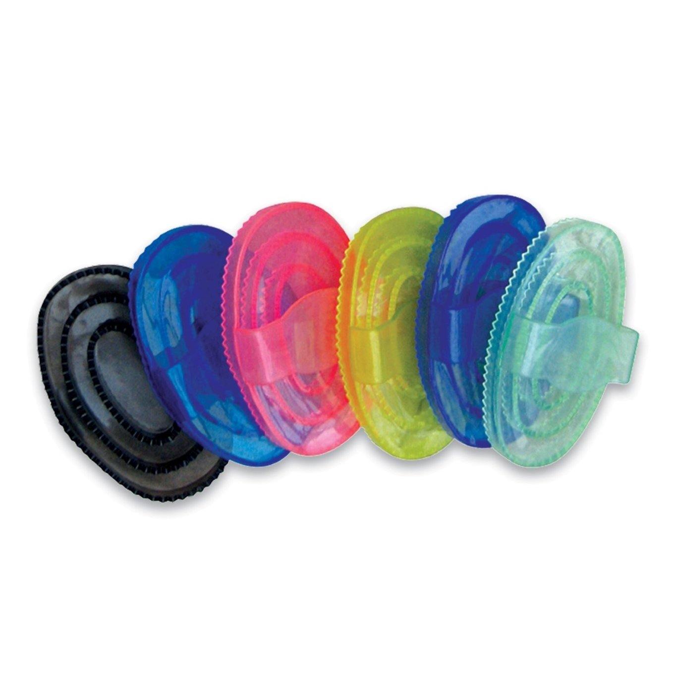 Transparent Shiny Curry Comb - FG Pro Shop Inc.